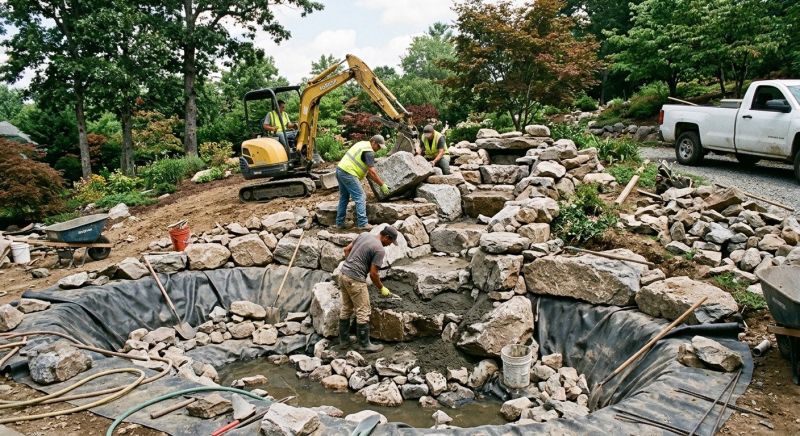 Water Feature Installation