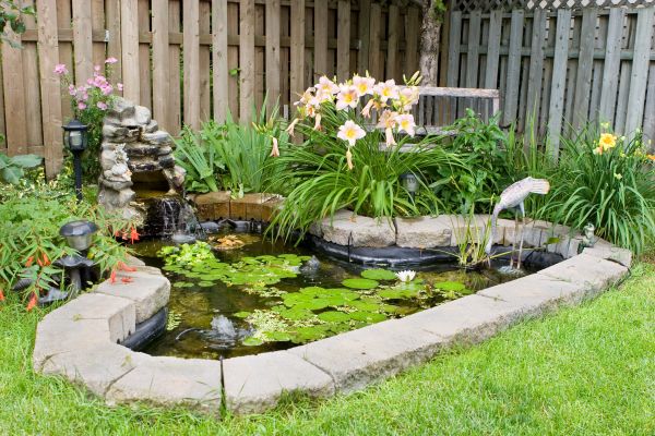 Garden Waterfall Construction